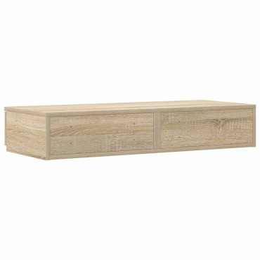 vidaXL Συρτάρια κρεβατιού Δρύς Sonoma 100x36,5x16,5 εκ 1 τεμ.