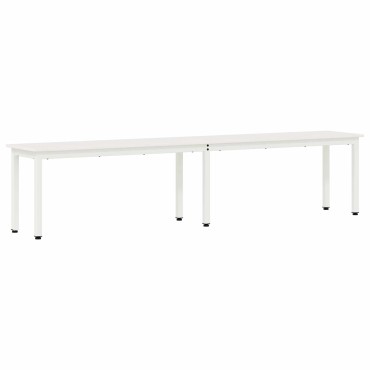 vidaXL παγκάκι Λευκό 200x35x45cm Στερεά ξυλεία πεύκου