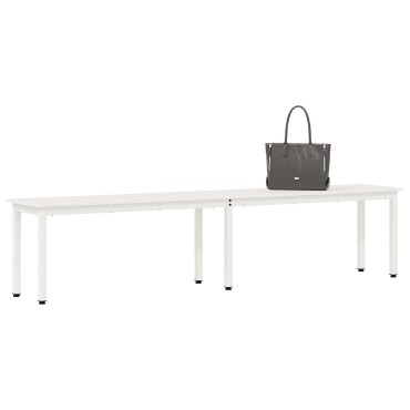 vidaXL παγκάκι Λευκό 200x35x45cm Στερεά ξυλεία πεύκου