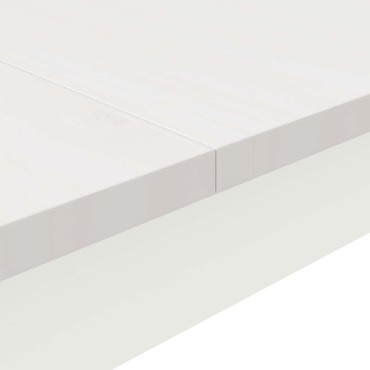 vidaXL Τραπεζαρία Λευκό 150x90x75cm Στερεά ξυλεία πεύκου 1 τεμ.