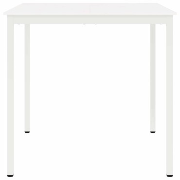 vidaXL Τραπέζι μπαρ Λευκό 110x110x105cm Στερεά ξυλεία πεύκου 1 τεμ.