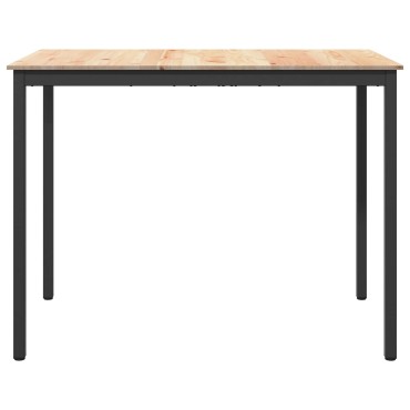vidaXL Τραπέζι μπαρ 140x80x105cm Στερεά ξυλεία πεύκου Φυσικό 1 τεμ.