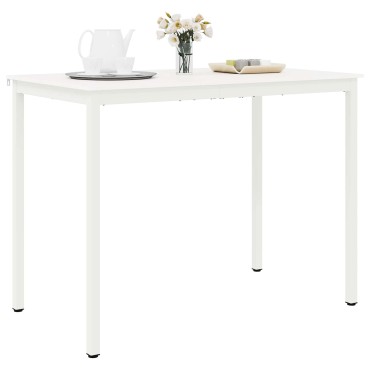 vidaXL Τραπέζι μπαρ Λευκό 140x80x105cm Στερεά ξυλεία πεύκου 1 τεμ.