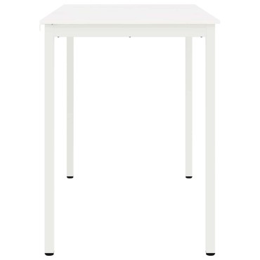 vidaXL Τραπέζι μπαρ Λευκό 140x80x105cm Στερεά ξυλεία πεύκου 1 τεμ.