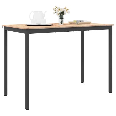 vidaXL Τραπέζι μπαρ 150x80x105cm Στερεά ξυλεία πεύκου Φυσικό 1 τεμ.