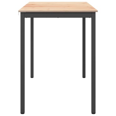 vidaXL Τραπέζι μπαρ 150x80x105cm Στερεά ξυλεία πεύκου Φυσικό 1 τεμ.