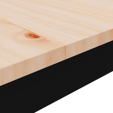 vidaXL Τραπέζι μπαρ 150x80x105cm Στερεά ξυλεία πεύκου Φυσικό 1 τεμ.
