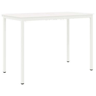 vidaXL Τραπέζι μπαρ Λευκό 150x80x105cm Στερεά ξυλεία πεύκου 1 τεμ.