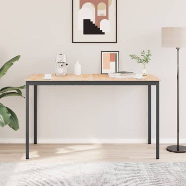 vidaXL Τραπέζι μπαρ Φυσικό 180x90x105cm Στερεά ξυλεία πεύκου 1 τεμ.