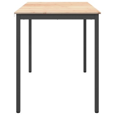 vidaXL Τραπέζι μπαρ Φυσικό 180x90x105cm Στερεά ξυλεία πεύκου 1 τεμ.