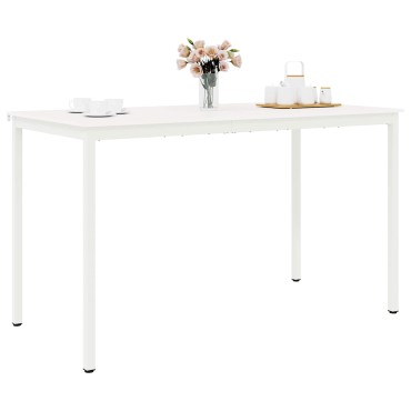 vidaXL Τραπέζι μπαρ Λευκό 180x90x105cm Στερεά ξυλεία πεύκου 1 τεμ.