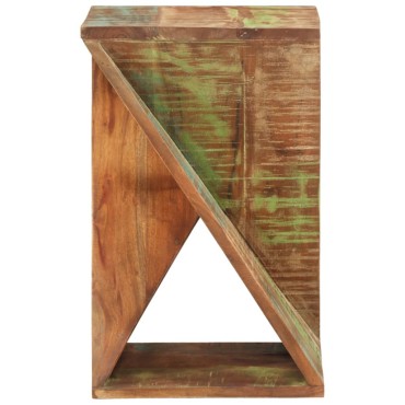 vidaXL Τραπεζάκι Βοηθητικό 35x35x55cm από Μασίφ Ανακυκλωμένο Ξύλο 1 τεμ.