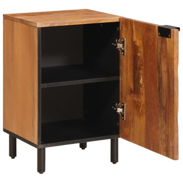 vidaXL Ντουλάπι Μπάνιου Καφέ 38x33x58cm Στερεό ξύλο μάνγκο
