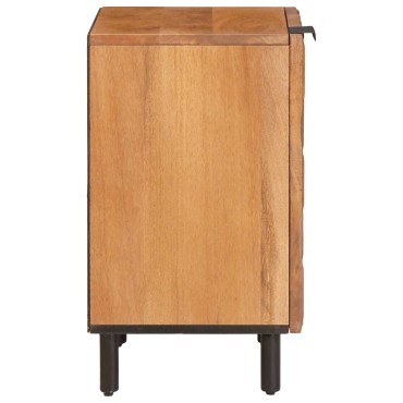 vidaXL Ντουλάπι Μπάνιου Καφέ 38x33x58cm Στερεό ξύλο μάνγκο