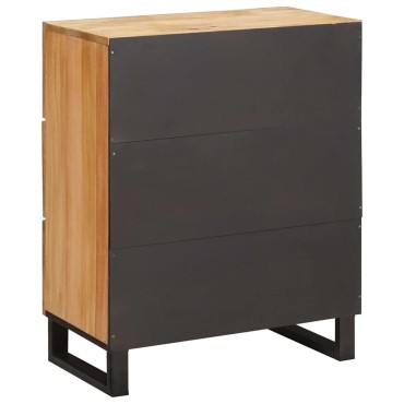 vidaXL Πλαϊνό γραφείο Καφέ 60x33x75cm Στερεό ξύλο μάνγκο