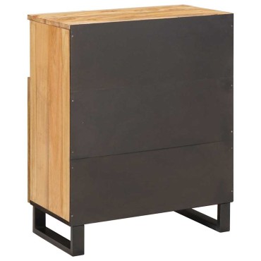 vidaXL Πλαϊνό γραφείο Καφέ 60x33x75cm Στερεό ξύλο μάνγκο