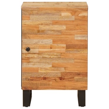 vidaXL Ντουλάπι Μπάνιου Φυσικό 38x33x58cm Στερεό ξύλο μάνγκο
