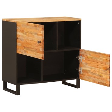 vidaXL Βοηθητικό ντουλάπι Καφέ 80x33x75cm Στερεό ξύλο μάνγκο