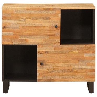 vidaXL Βοηθητικό ντουλάπι Καφέ 80x33x75cm Στερεό ξύλο μάνγκο
