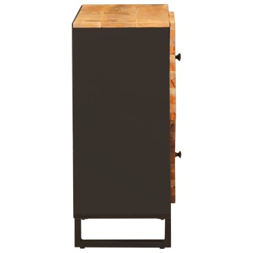 vidaXL Βοηθητικό ντουλάπι Καφέ 80x33x75cm Στερεό ξύλο μάνγκο