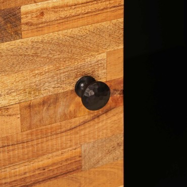 vidaXL Βοηθητικό ντουλάπι Καφέ 80x33x75cm Στερεό ξύλο μάνγκο