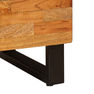 vidaXL Βοηθητικό ντουλάπι Καφέ 80x33x75cm Στερεό ξύλο μάνγκο