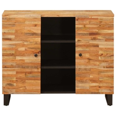 vidaXL Βοηθητικό ντουλάπι Καφέ 90x33x75cm Στερεό ξύλο μάνγκο