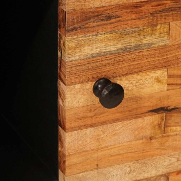 vidaXL Βοηθητικό ντουλάπι Καφέ 90x33x75cm Στερεό ξύλο μάνγκο
