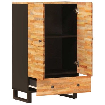 vidaXL Αποθηκευτικός Ψηλός Ντουλάπι Καφέ 60x33x100cm