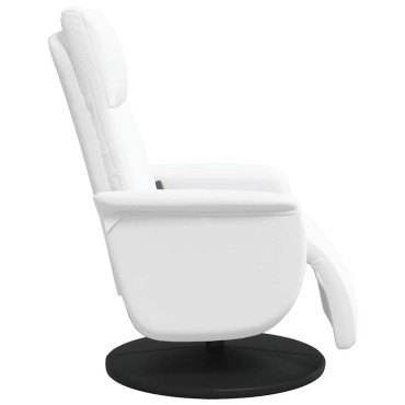 vidaXL Κάθισμα μασάζ Λευκό 71 x 90 x 105 εκ. Τεχνητό Δέρμα