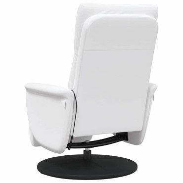 vidaXL Κάθισμα μασάζ Λευκό 71 x 90 x 105 εκ. Τεχνητό Δέρμα