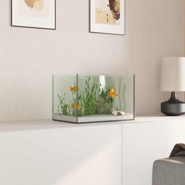 vidaXL Ενυδρείο με αποθήκευση Διαφανές 30 x 20 x 20 εκ Γυαλί