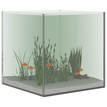 vidaXL Ενυδρείο με αποθήκευση Διαφανές 30 x 30 x 30 cm Γυαλί