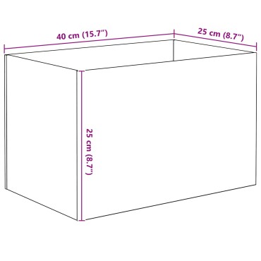 vidaXL Ενυδρείο με αποθήκευση Διαφανές 40 x 25 x 25 εκ. Γυαλί