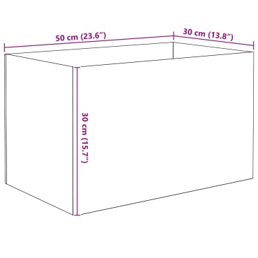 vidaXL Ενυδρείο με αποθήκευση Διαφανές 50 x 30 x 30 εκ. Γυαλί