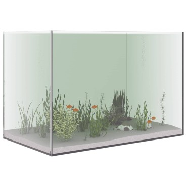vidaXL Ενυδρείο με αποθήκευση Διαφανές 60 x 35 x 40 εκ. Γυαλί