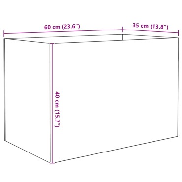 vidaXL Ενυδρείο με αποθήκευση Διαφανές 60 x 35 x 40 εκ. Γυαλί