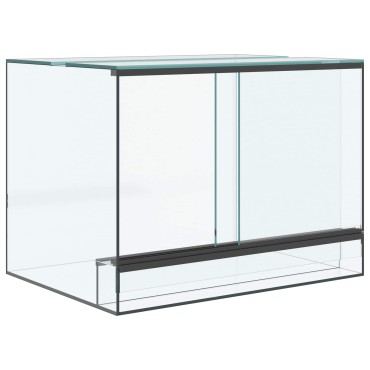vidaXL Terrarium με αποθήκευση Διαφανές 40 x 30 x 30 εκ Γυαλί