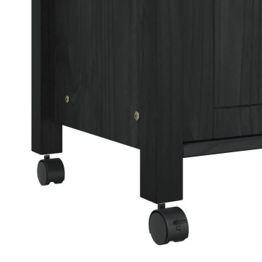 vidaXL Καρότσι Κουζίνας MONZA Μαύρο 60x40x88,5 εκ 1 τεμ.