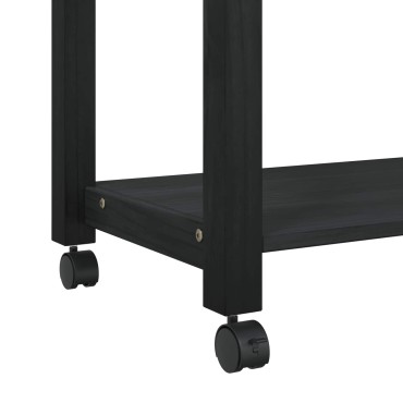 vidaXL Καρότσι Κουζίνας MONZA Μαύρο 84x40x88,5cm 1 τεμ.