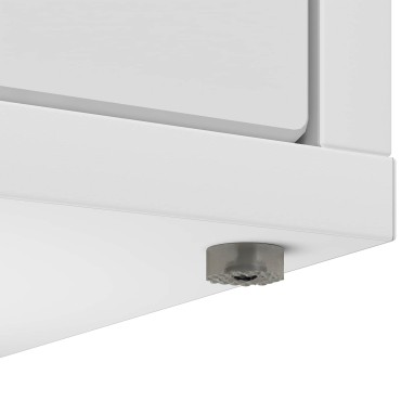 vidaXL Σπίτι Γάτας Λευκό 42,5 x 40 x 53,5 εκ Επεξεργασμένο Ξύλο