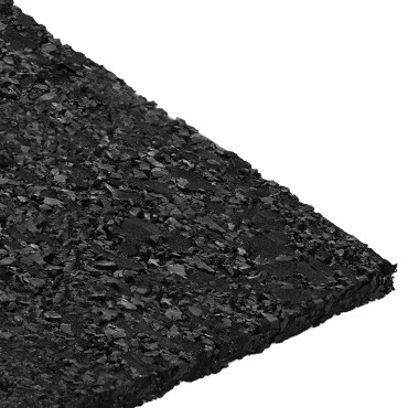 vidaXL Πατάκι Αυλής από Καουτσούκ Μαύρο 6 x 9 x 0,3 εκ Λάστιχο