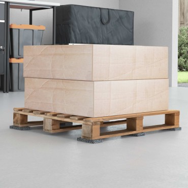 vidaXL Ρολός Γρανουλάρου Καουτσούκ Μαύρο 500 x 5 x 0,6 εκ Λάστιχο