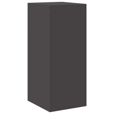 vidaXL Ντουλάπα Αρχείων Μαύρο 44x50x106.5cm Ψυχρής Έλασης Χάλυβας 1 τεμ.
