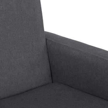 vidaXL Κουνιστή Πολυθρόνα Σκούρο Γκρι Υφασμάτινη 64x70x88,5 cm 1 τεμ.