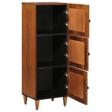 vidaXL Highboard με πόρτα Καρυδιά 40x33x110cm Στερεό ξύλο μάνγκο