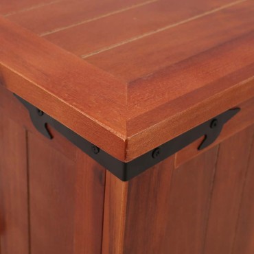 vidaXL Μπαούλο Αποθήκευσης 60x25x22cm από Μασίφ Ξύλο Ακακίας 1 τεμ.