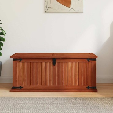 vidaXL Μπαούλο Αποθήκευσης 79x34x32cm από Μασίφ Ξύλο Ακακίας 1 τεμ.