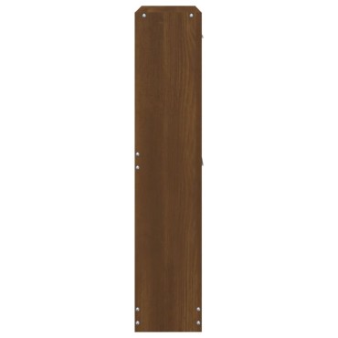 vidaXL Παπουτσοθήκη Καφέ Δρυς 59x17x81cm από Επεξεργασμένο Ξύλο