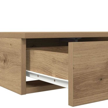 vidaXL Συρτάρια κρεβατιού Artisan Oak 90x36,5x16,5 εκ 1 τεμ.